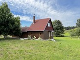 Novostavba chaty na polosamotě poblíž Pelhřimova