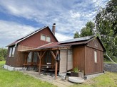 Novostavba chaty na polosamotě u Pelhřimova